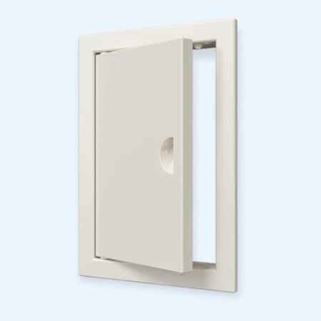 Л1015Р Ivory Люк ревизионный ЛР фланец 98х148 ручка 122х172 пластик Ivory EVECS